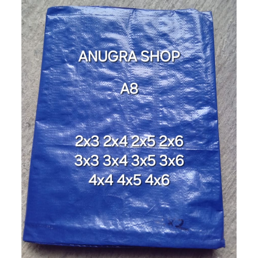 Terpal plastik A8 5x7 / terpal jemur padi / terpal kolam ikan