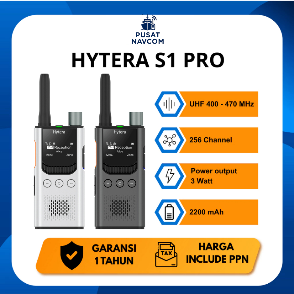 Hytera S1 PRO HT DMR Digital UHF 400 Mhz Original