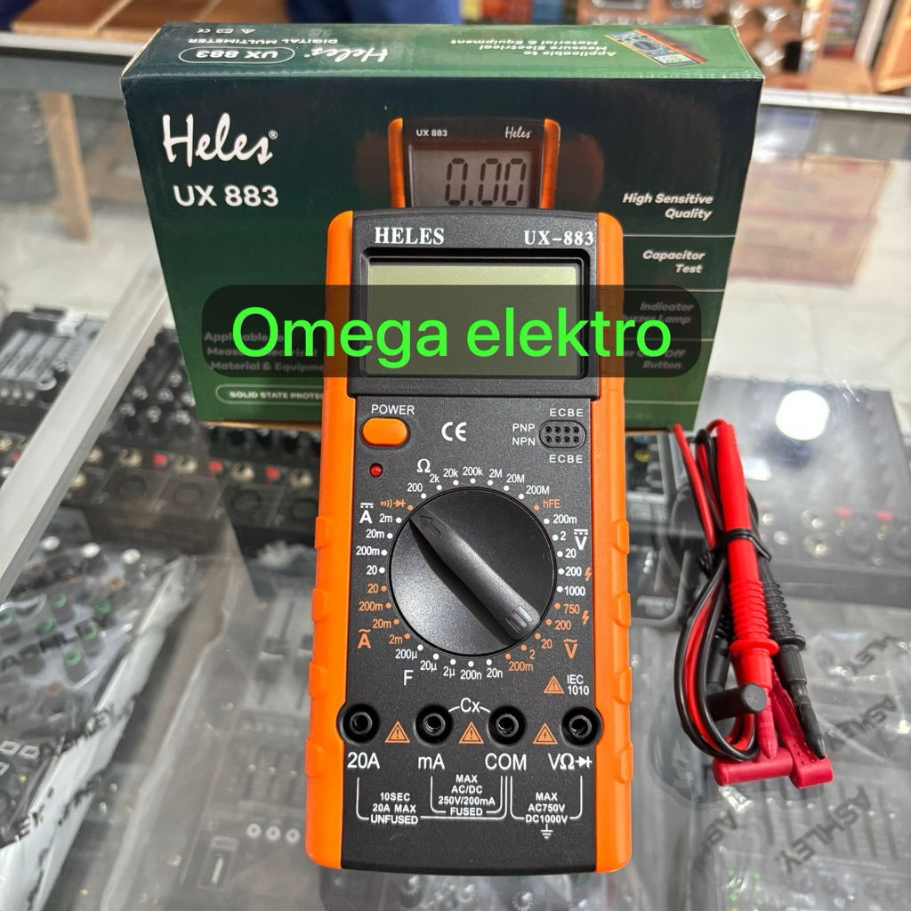 Multimeter Heles UX 883 Digital/Avometer Heles UX 883 Original