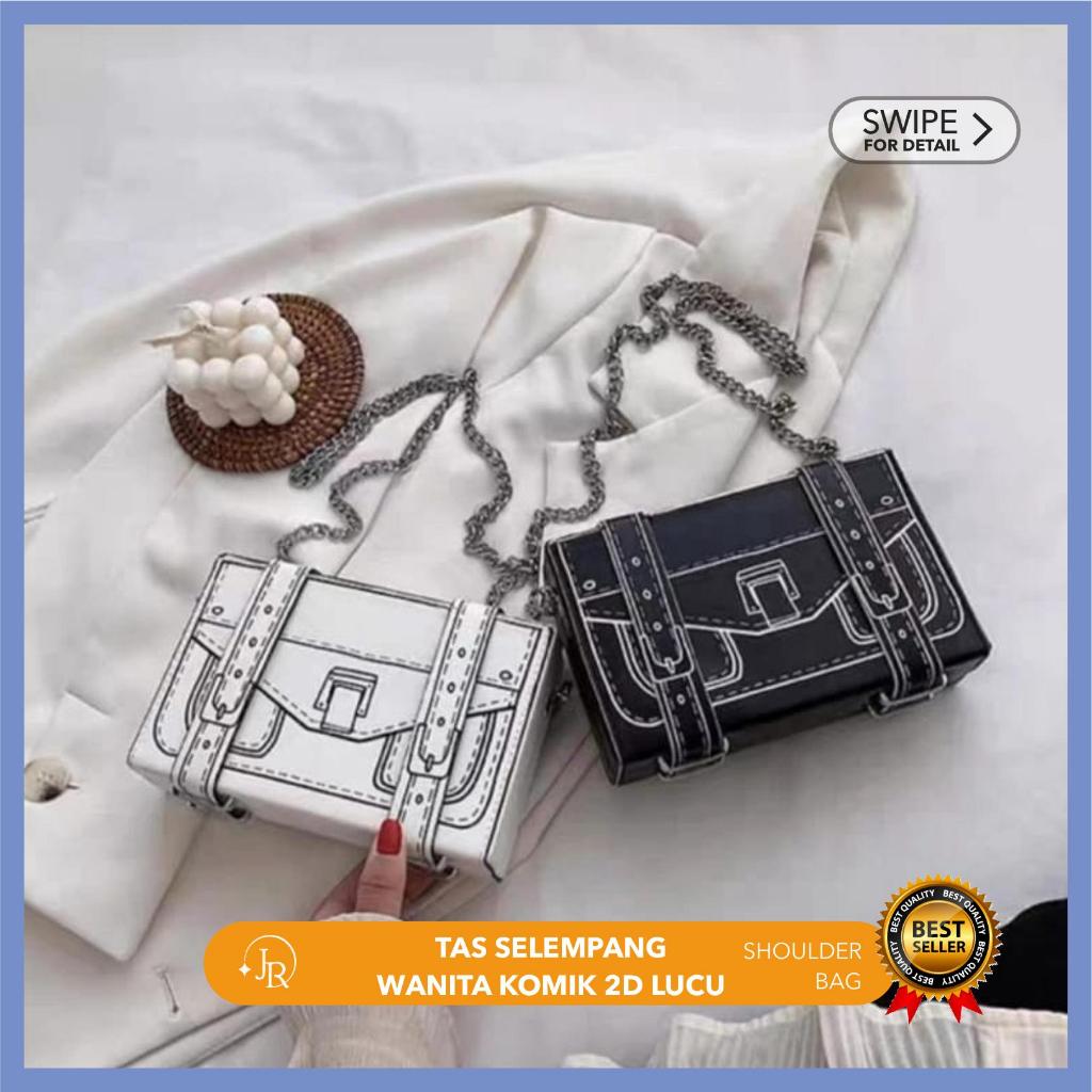 Tas Selempang Comic Tas Selempang Wanita Tas Kotak Komic