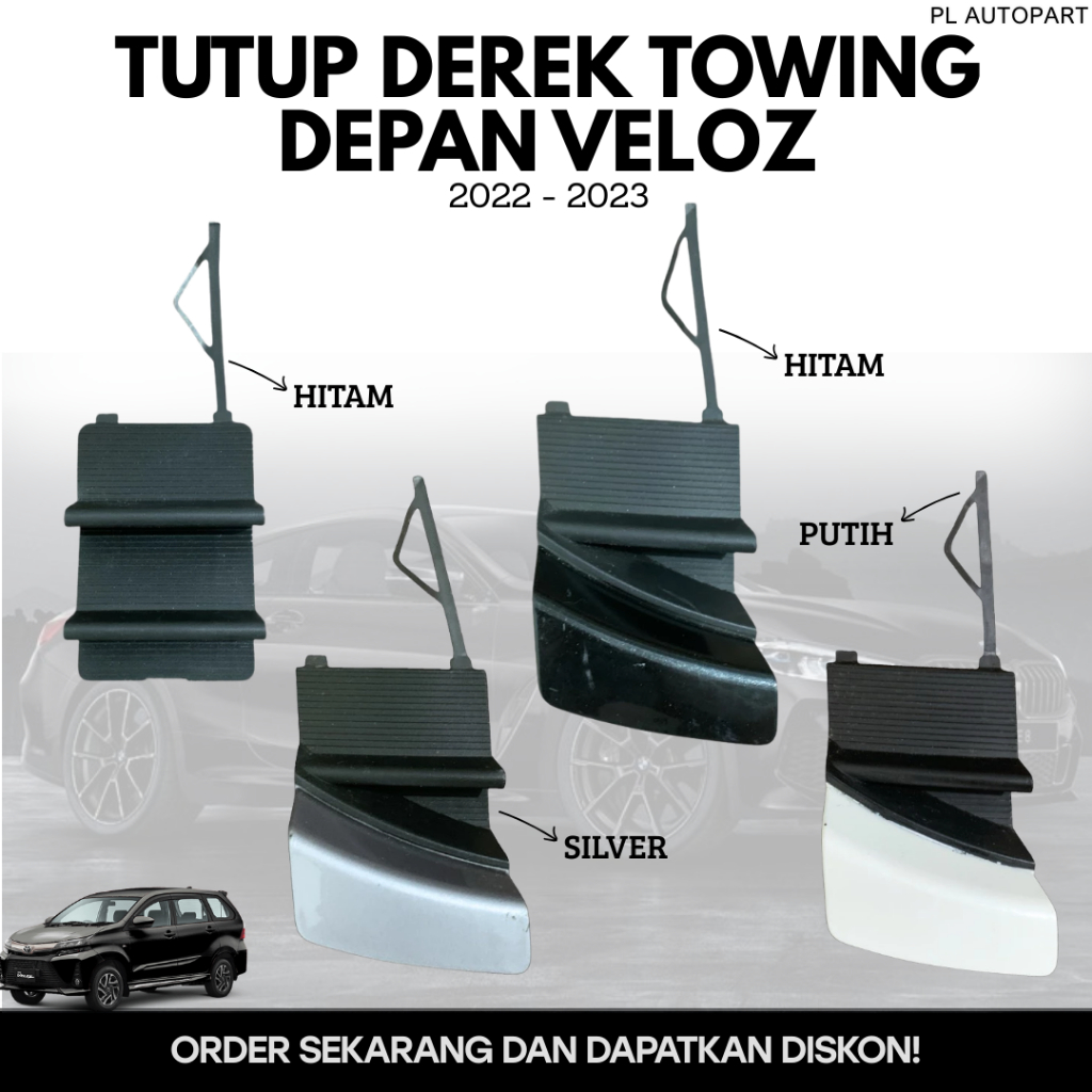 TUTUP DEREK TOWING DEPAN AVANZA VELOZ 2022 - 2023