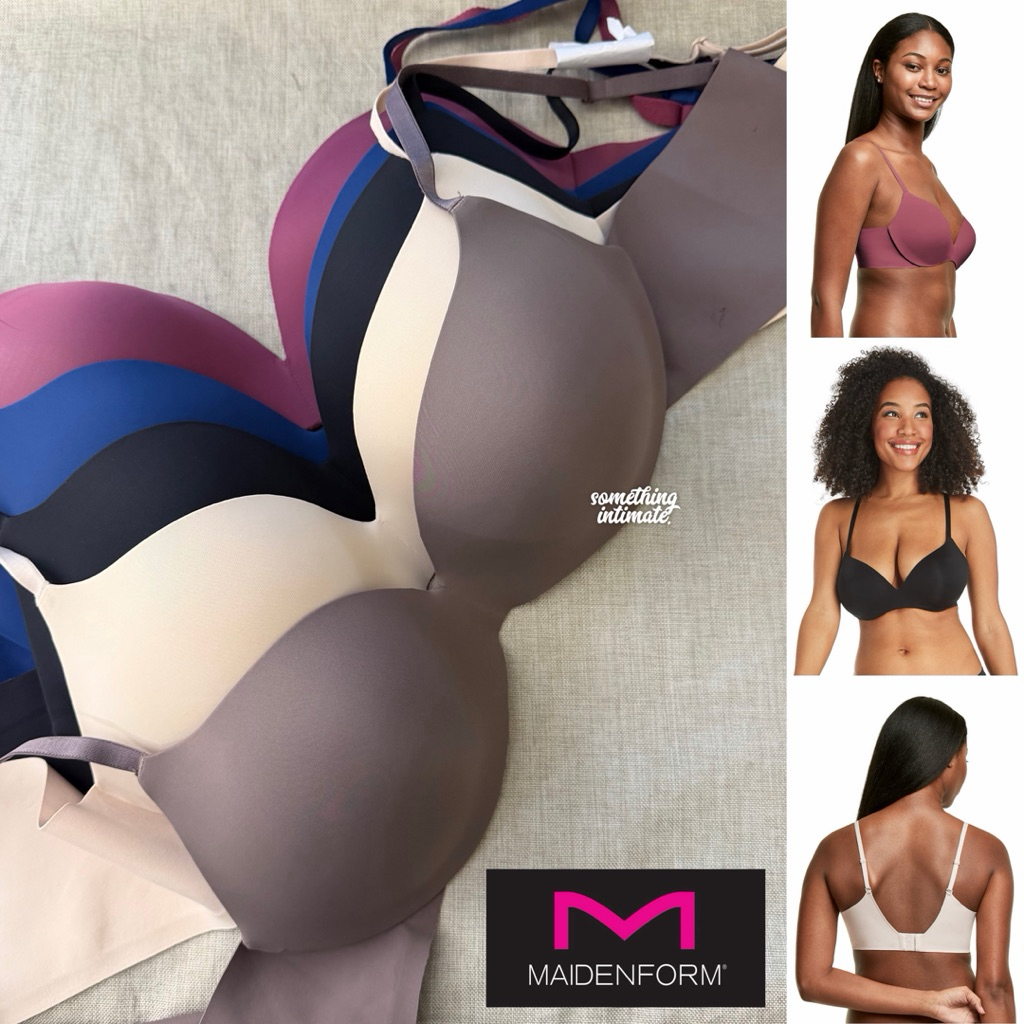 Maidenform Pure Comfort Dreamwire Smoothing T-Shirt Bra / Wireless Seamless Strapless Balconette Bra