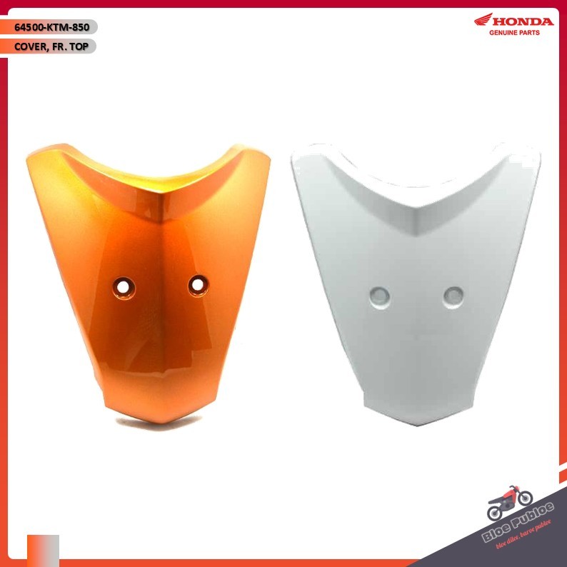 Cover Depan Atas Honda Supra X 125/64500KTM850FMR-64500KTM850FMX/COVER, FR. TOP PEARL BRILLIANT ORAN