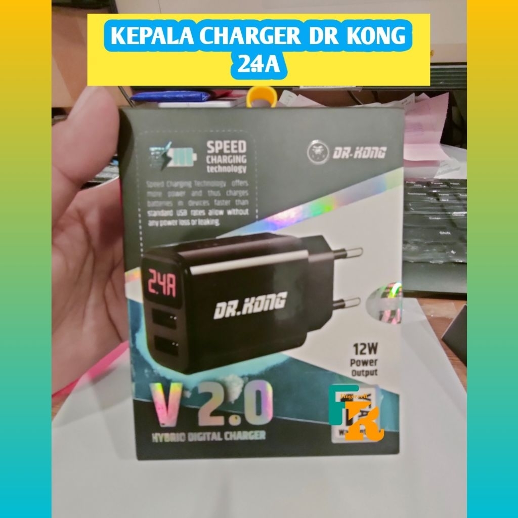 adaptor charger dr kong 2.4 Amper led