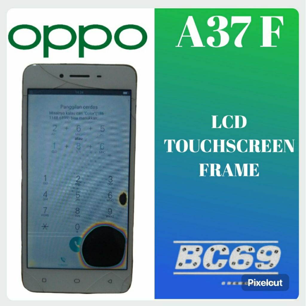 LCD TC Touchscreen Frame Oppo A37f