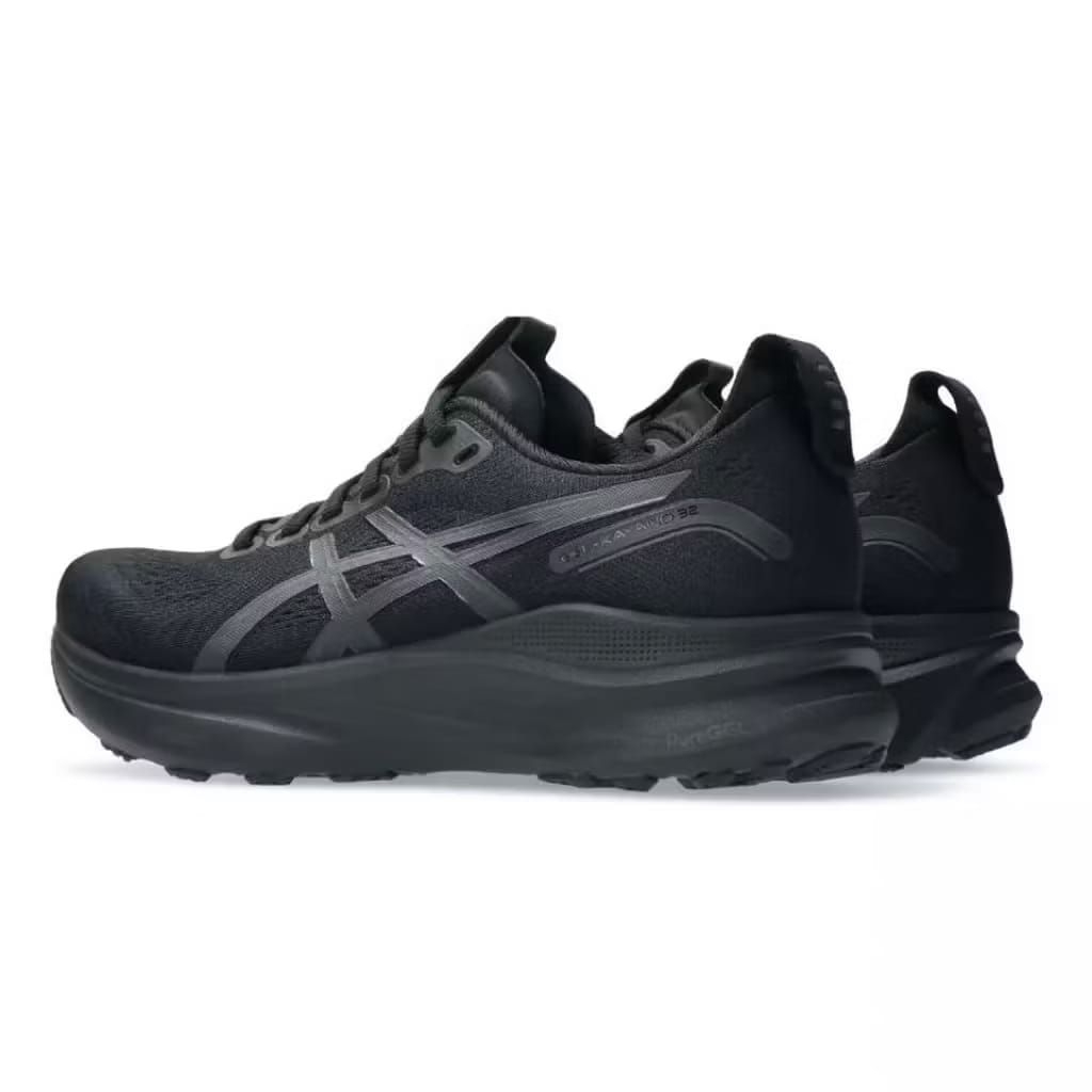 sepatu running pria gel kayano 32 full black