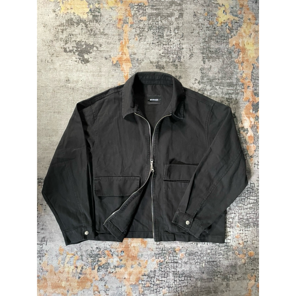 work jacket boxy blouson