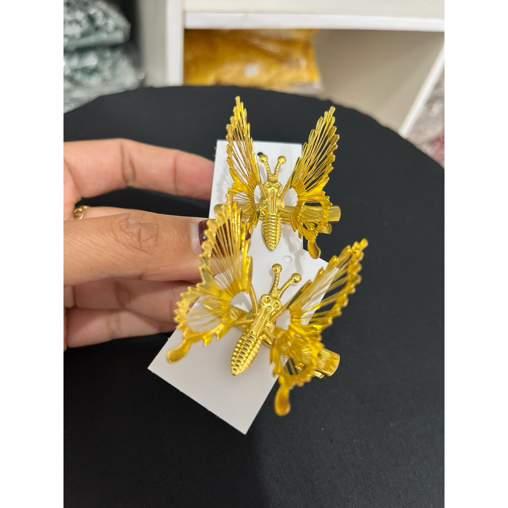 Jepit Kupu Kupu Aksesoris Udeng Cowok Cewek