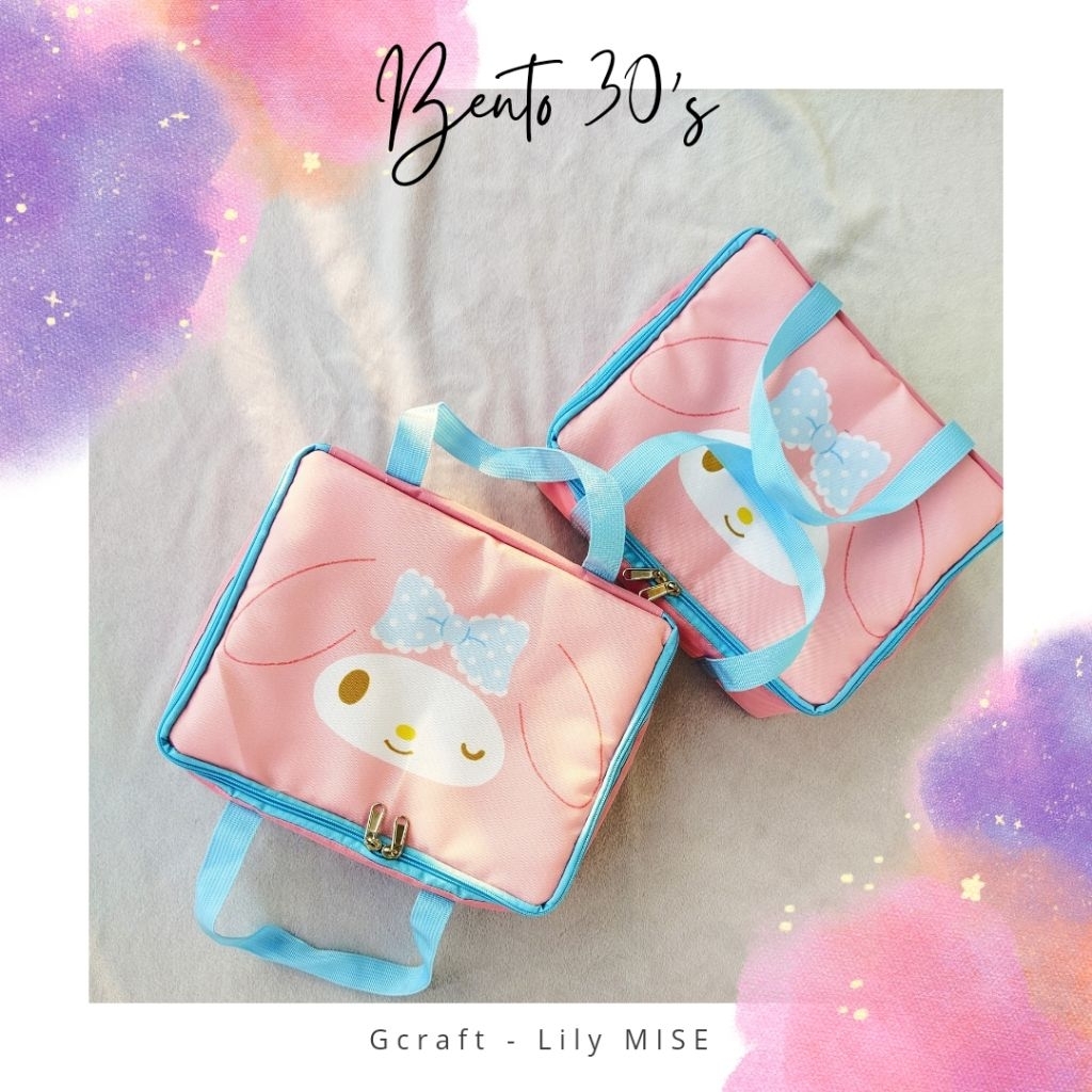 bento 30's - tas bekal - tas bento - tas bekal besar - lunch bag