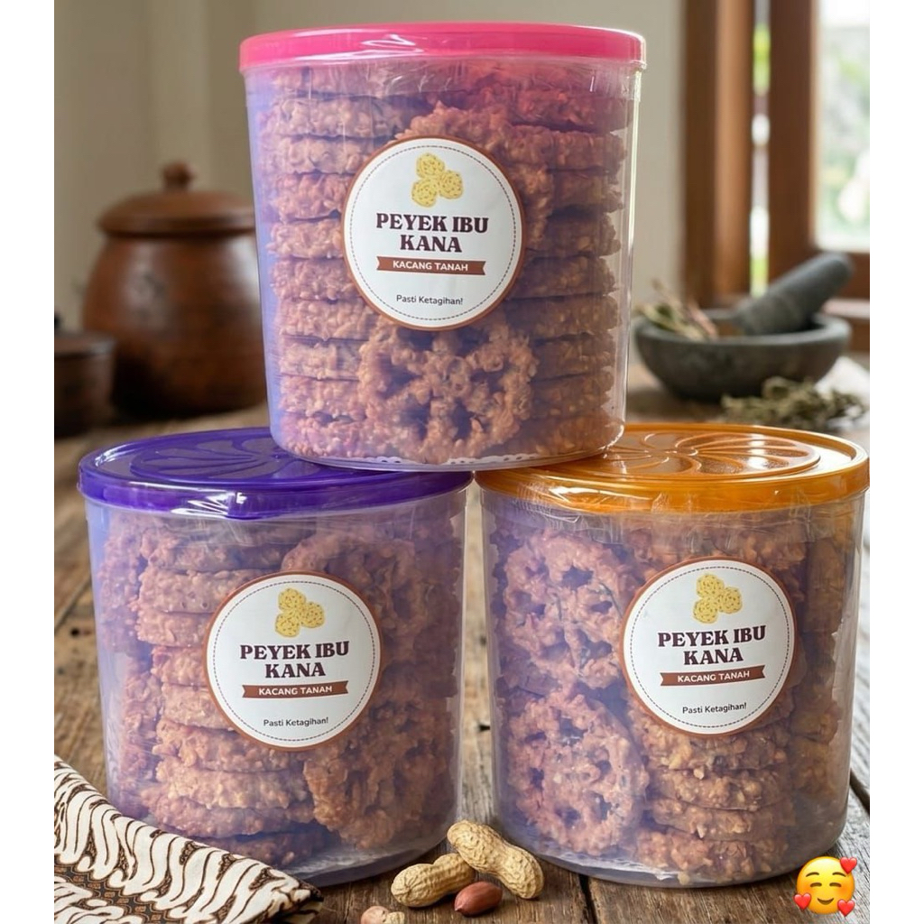 Peyek Oyot / Peyek Kembang Goyang Kacang