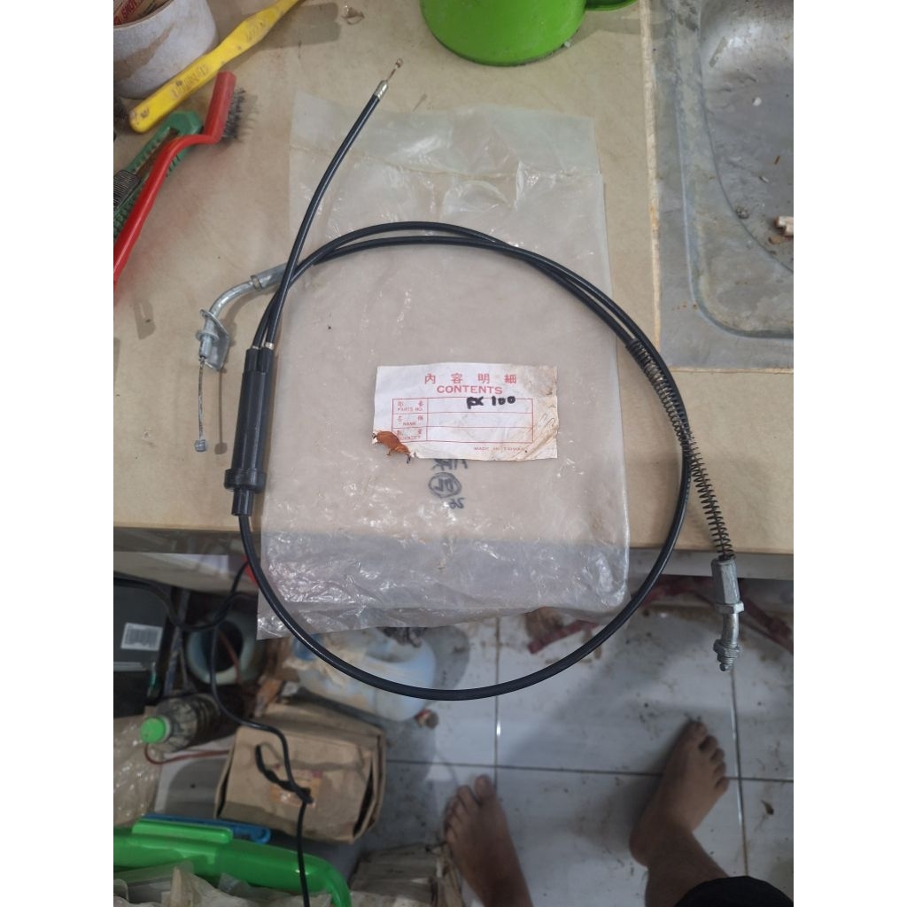 kabel gas tali gas yamaha rx100 rx 100 nos taiwan