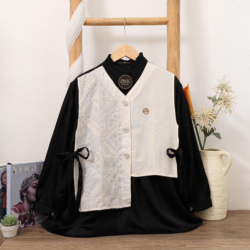 Tiara Blouse by Deviko / Atasan Deviko / Gift Kemeja / Kemeja Deviko