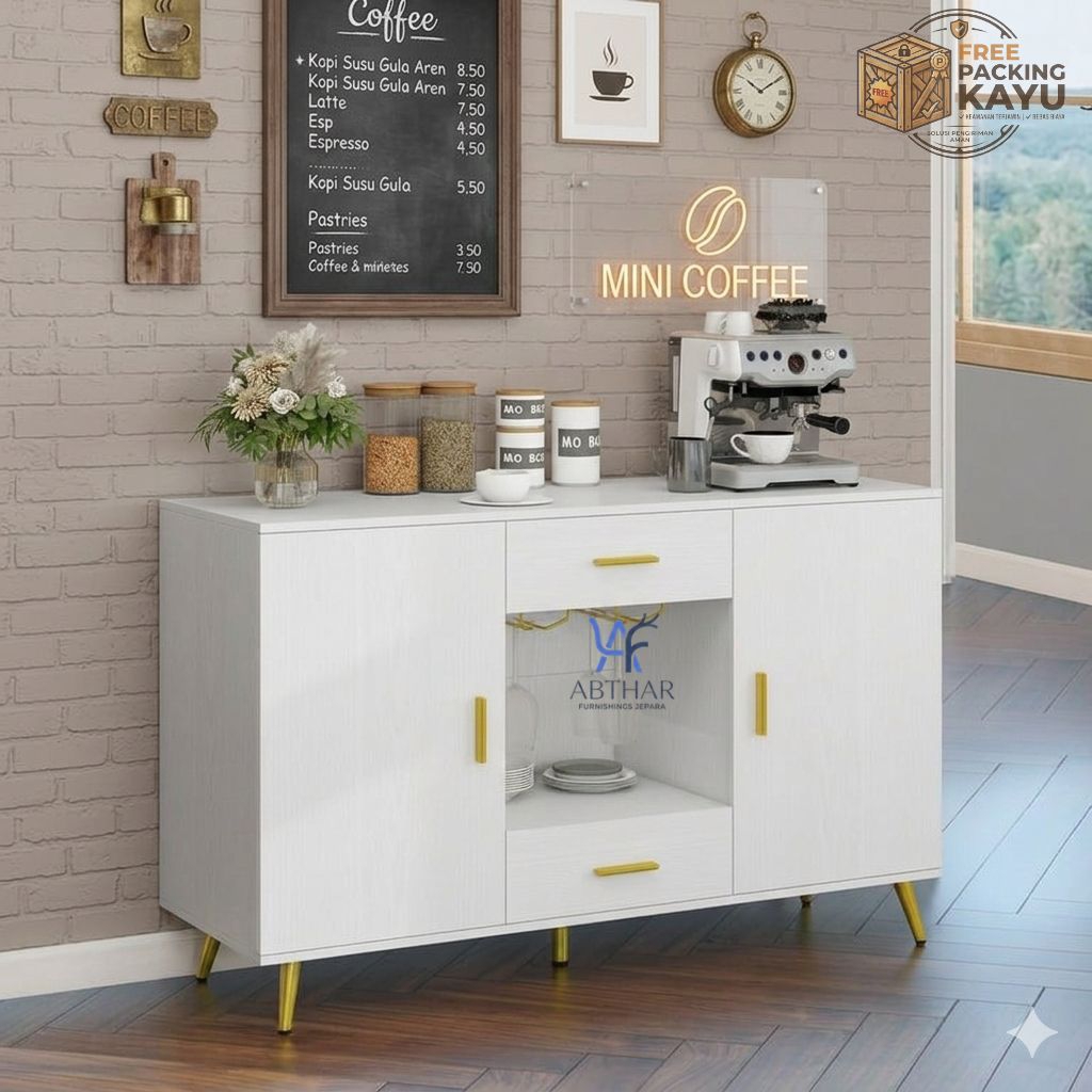 Meja mini coffe bar Meja mini dapur minimalis