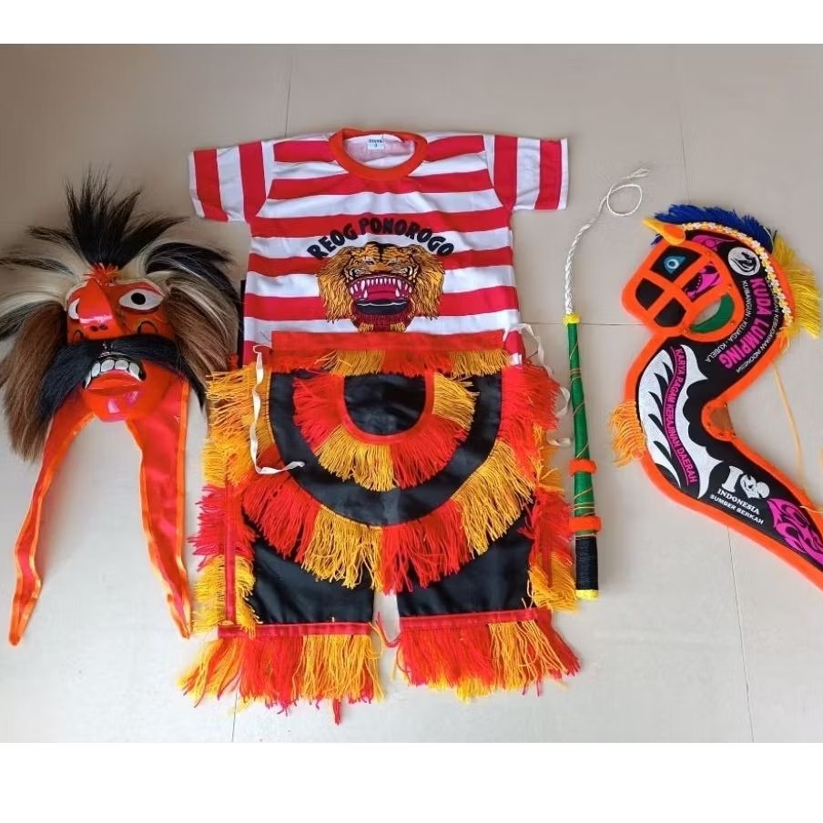 BAJU REOG ANAK. BAJU GANONG ANAK. BAJU REOG KUDA DAN TOPENG GANONG, BAJU REOG, BAJU REOG ANAK, BAJU 