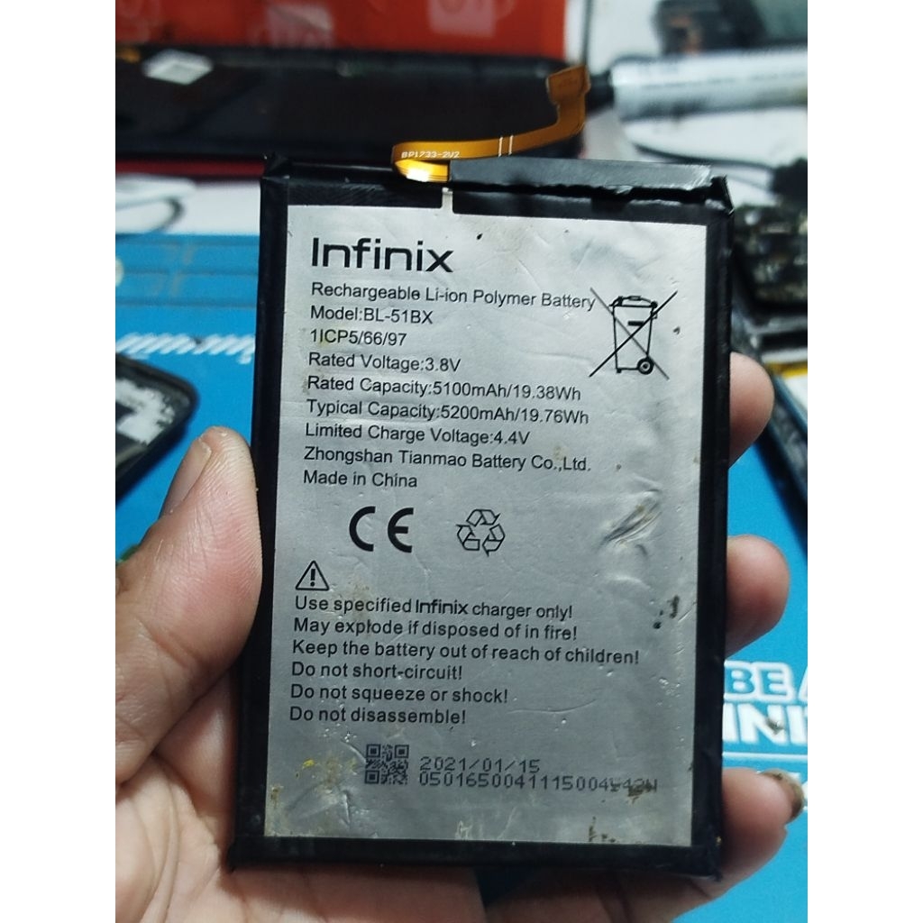 Btre  BL_51Bx Infinix note 8 x692 original copotan tested
