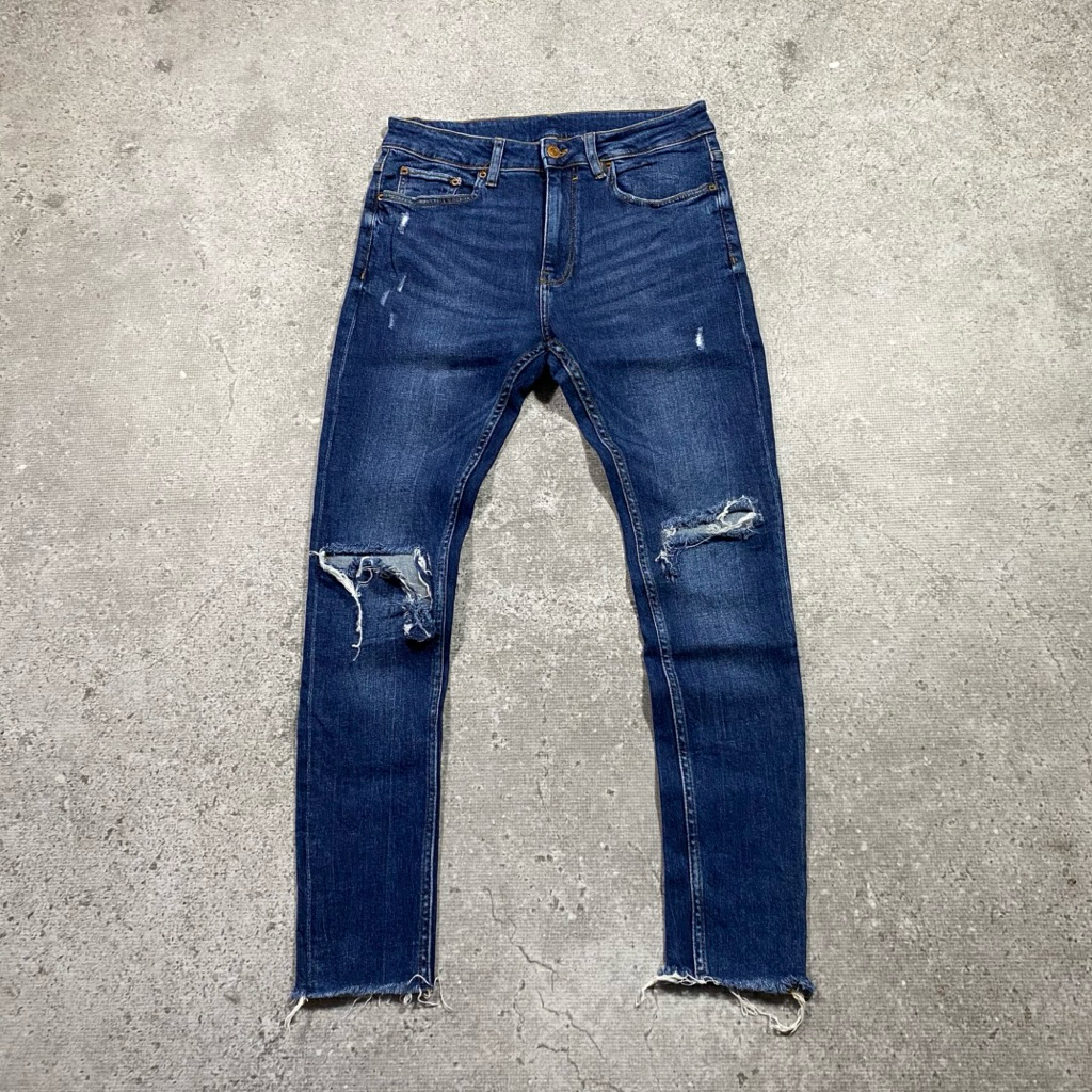 Ripped Jeans Skinny Bershka Second