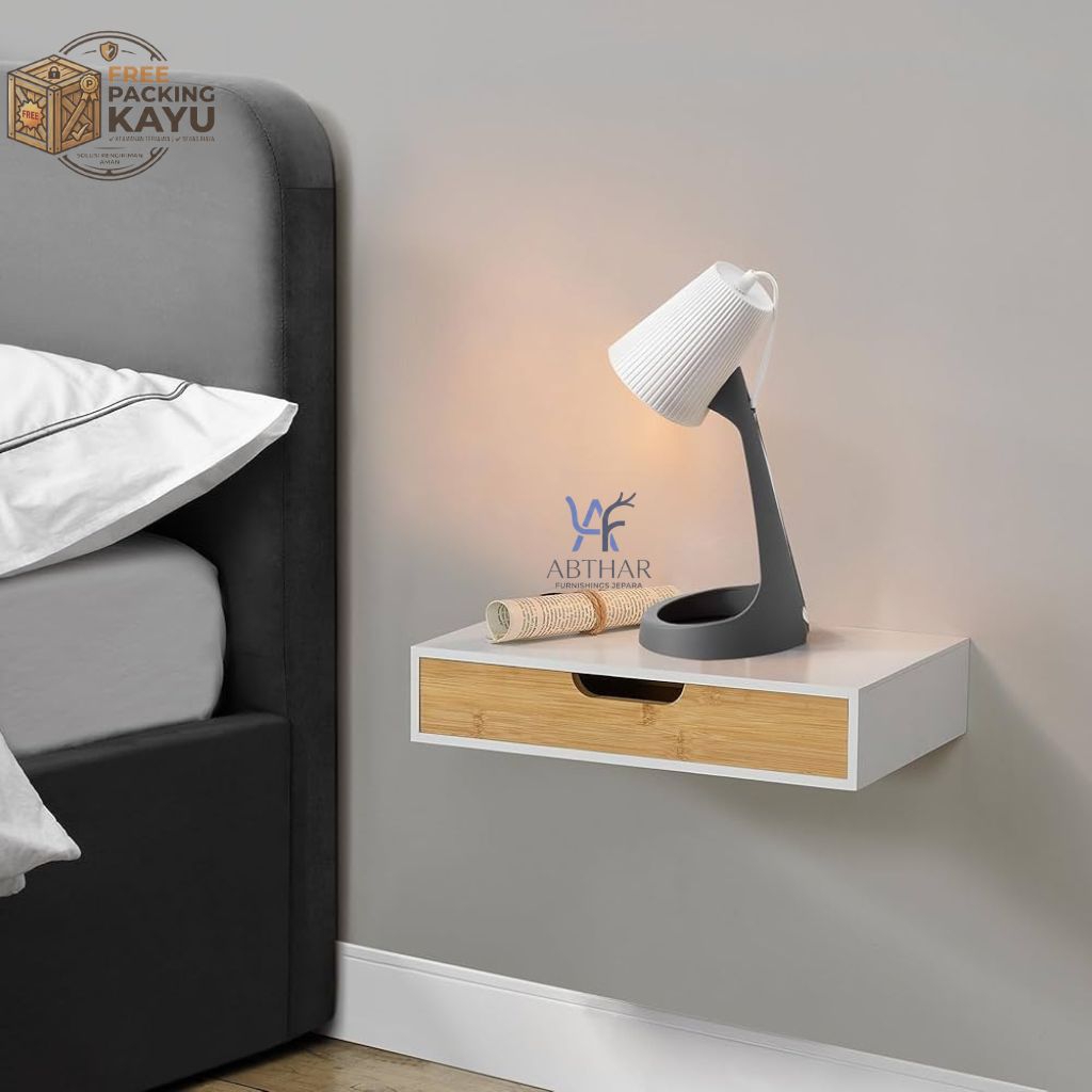 Nakas gantung Meja dinding minimalis