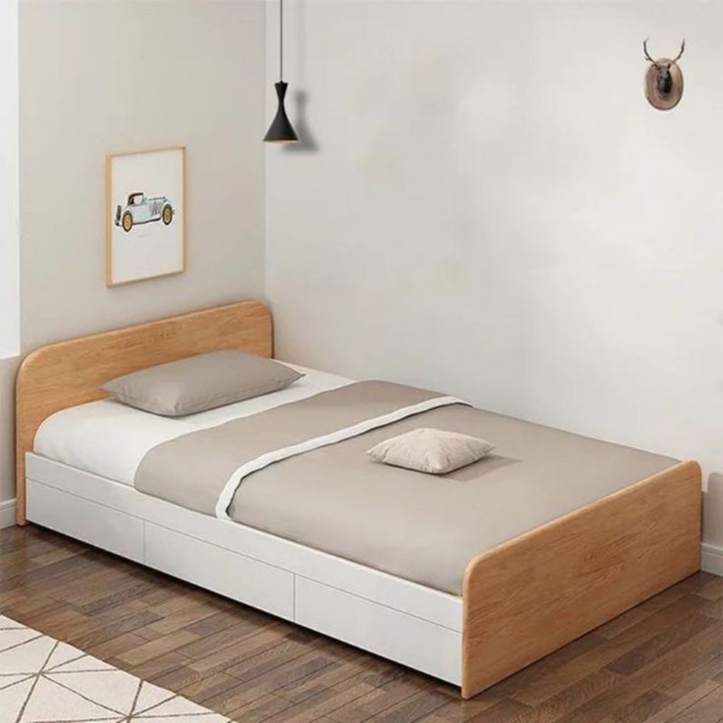 dipan tempat tidur minimalis modern dipan kayu uk 120x200