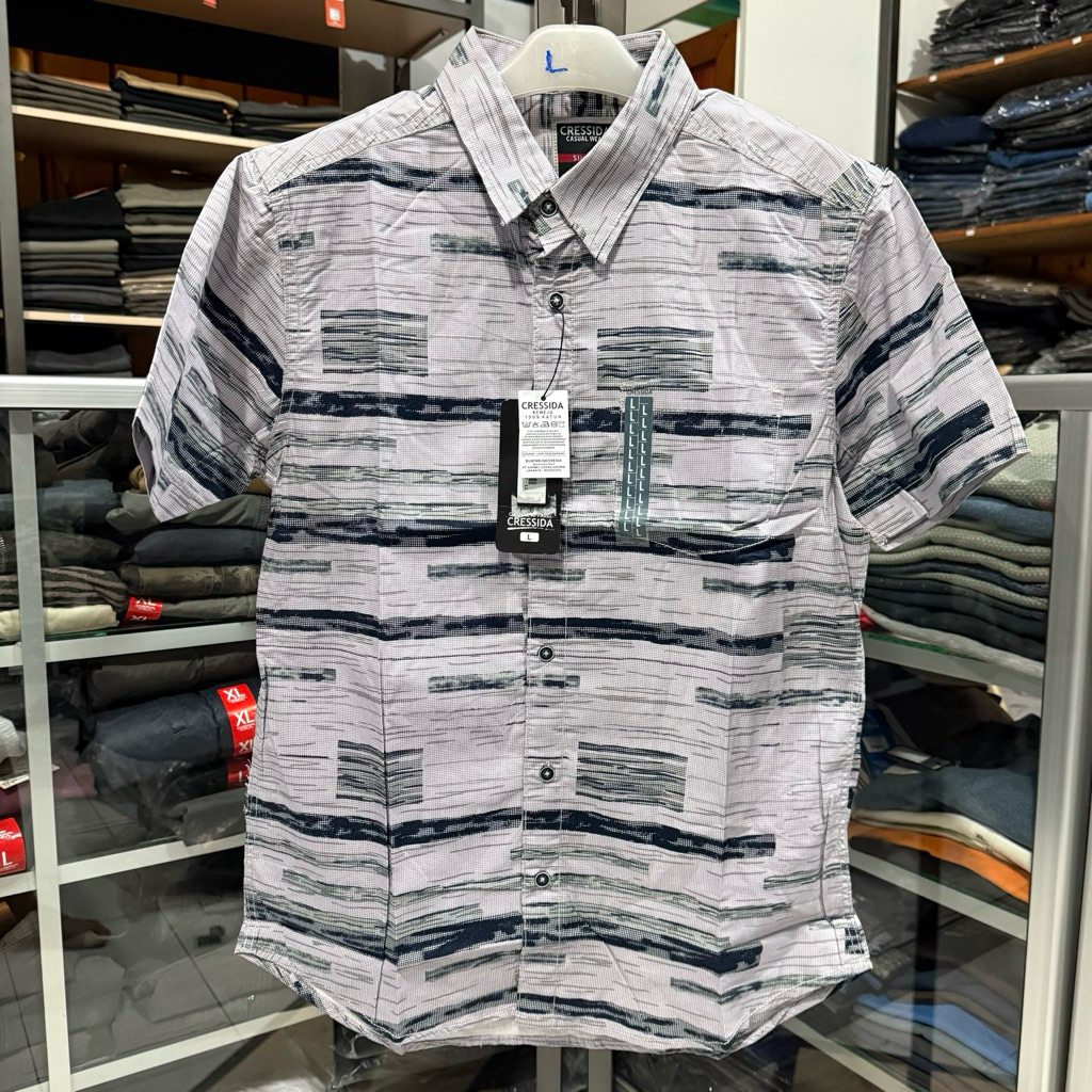Cressida Kemeja Lengan Pendek Original | Kemeja Pria Lengan Pendek