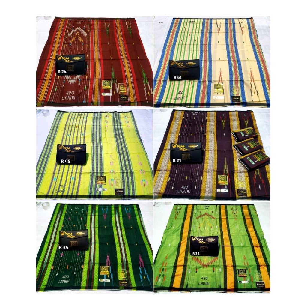Sarung LAMIRI 420 Mercerized Motif SGE Rakyat