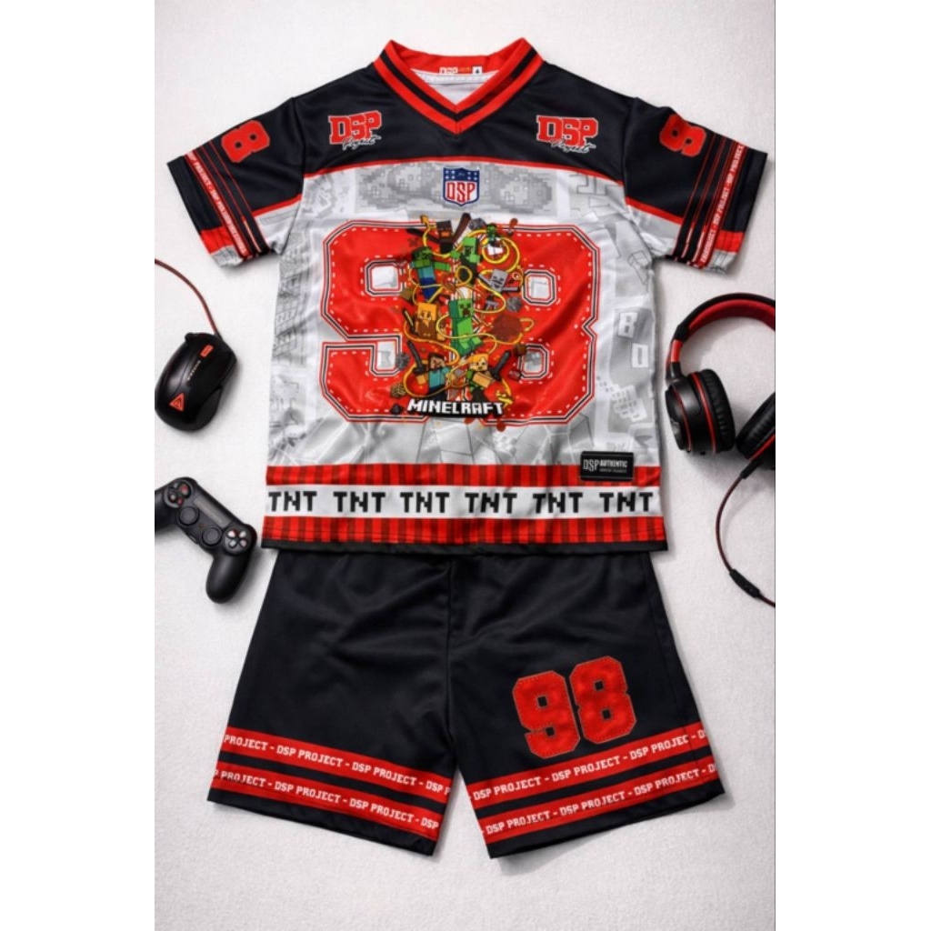 ONESET JERSET ANAK DRY FIT OVERSIZE BAHAN NYAMAN /VIRAL/MURAH/BESTSELLER/DRY FIT BRAZIL /MILANO