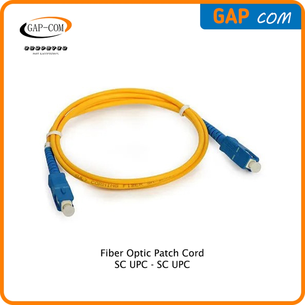 Fiber Optic Patch Cord SC UPC - SC UPC Kabel PatchCord FO 3.0mm