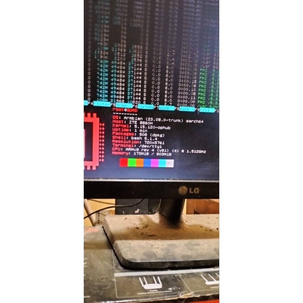 Mini server STB B860H V1 Linux Armbian