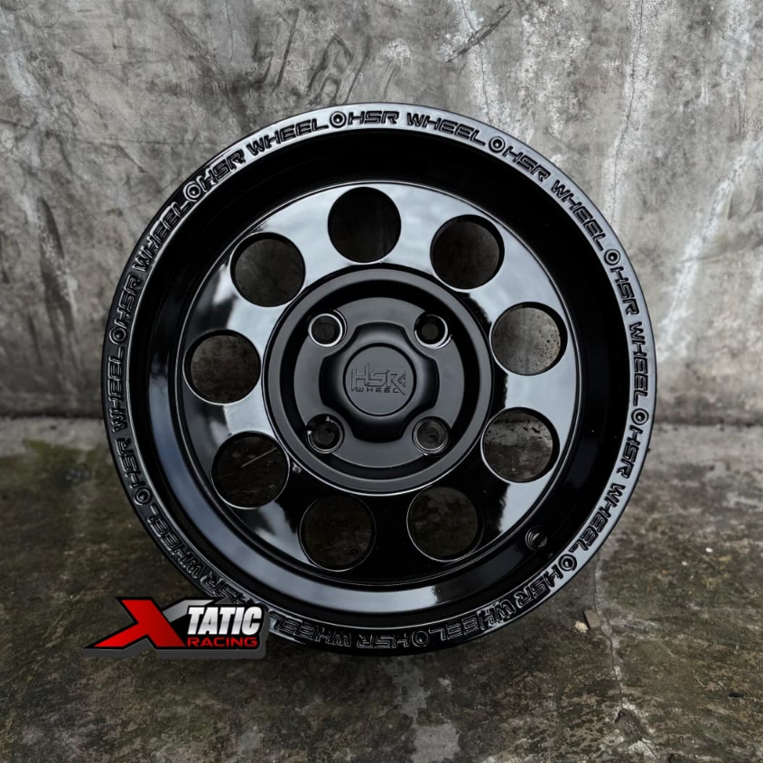 Velg Offroad Mobil Kijang, Panther, Avanza, Futura Ring 14 Hitam HSR DUFFY