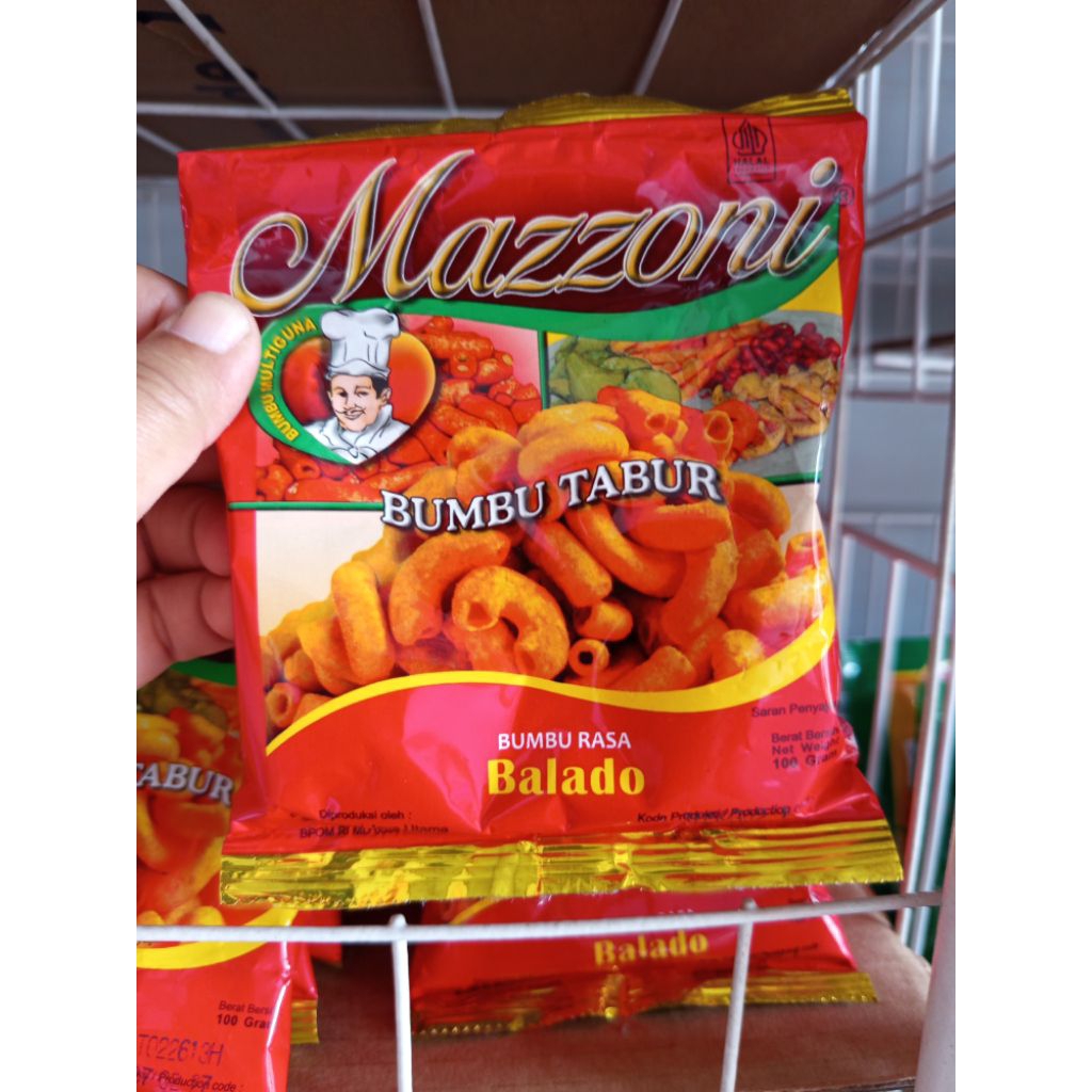 Bumbu Tabur Mazzoni 100g Gurih, Pedas Manis dan Praktis