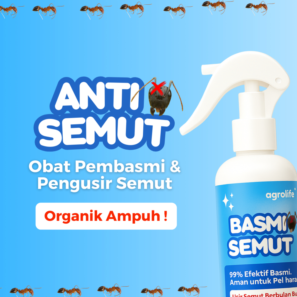 AGROLIFE - Semprotan Anti Semut Ampuh - Obat Pembasmi Semut Efektif Usir Semut