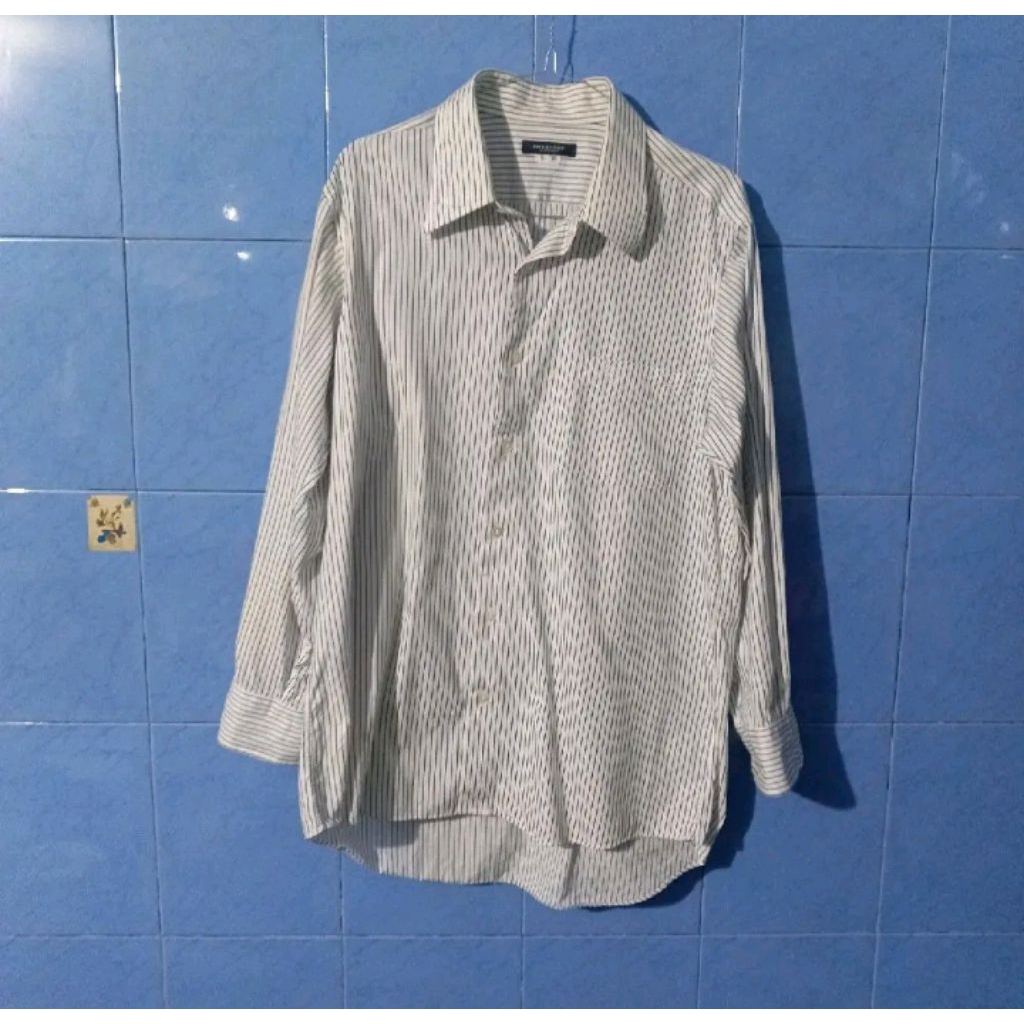 kemeja brand luxury garis ..