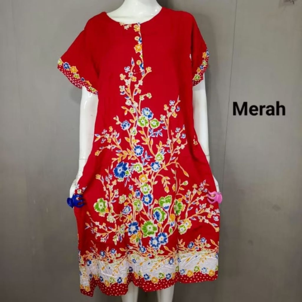 Daster Hengky kancing busui LD 130 / Daster hengky LD 130 Hawai