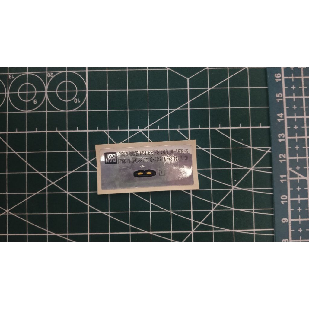 Stiker HG RX78 2 BEYOND GLOBAL