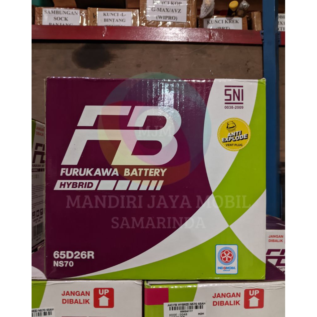 AKI BASAH FB FURUKAWA HYBRID (SIAP PAKAI) 65D26R NS70 | 65AH