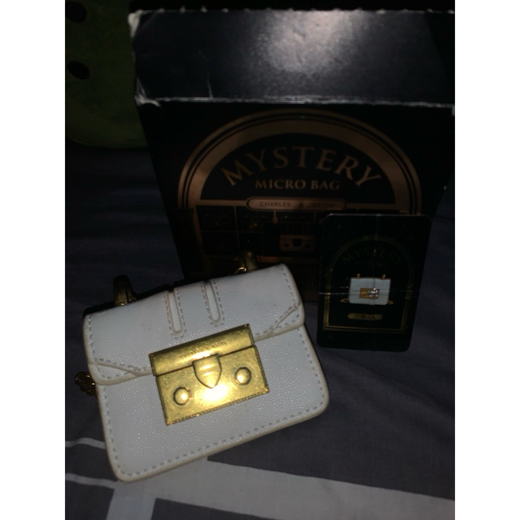 tas charles & keith mistery micro bag