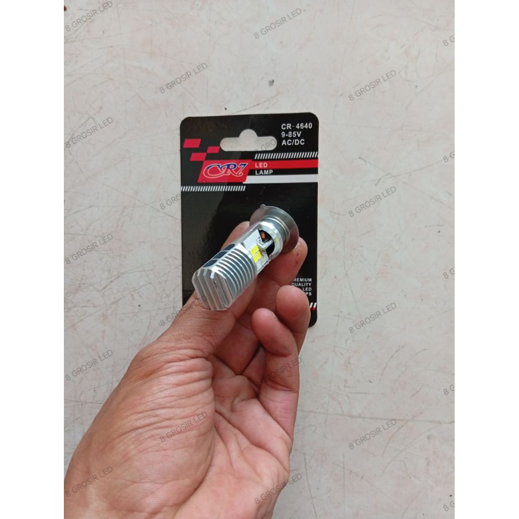 Lampu CR7 H6 Motor Bebek Matic Universal Lampu Motor LED  H6 CR7 Arus Ac Dc Lampu Motor Led Motor Be
