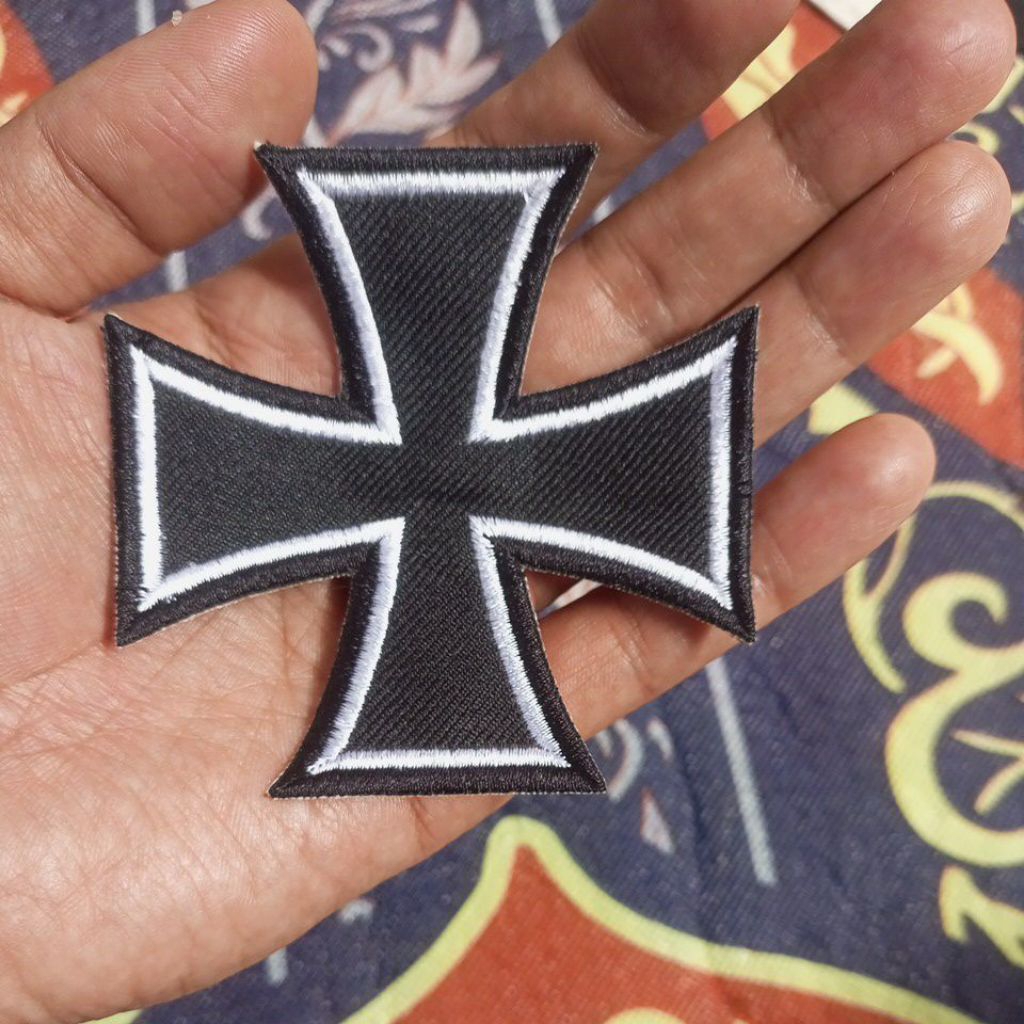 patch bordir N A Z I German Army