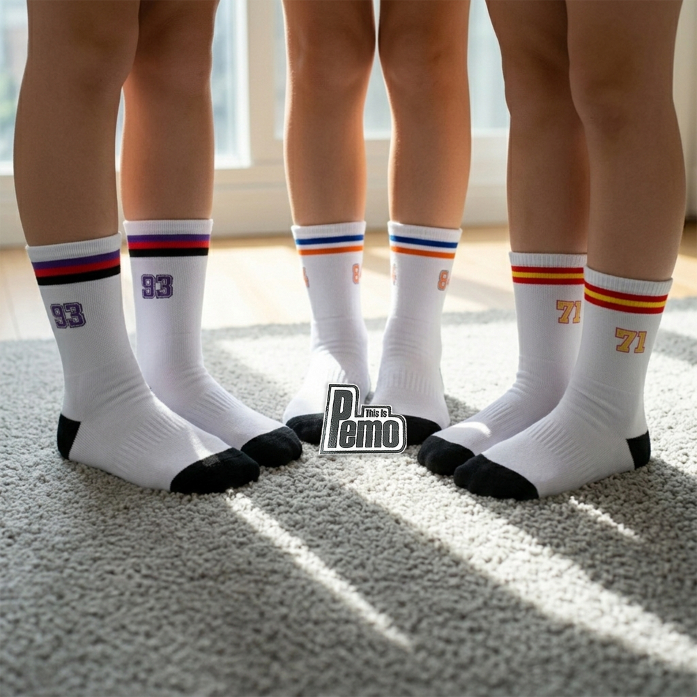 This Is Pemo - Kaos Kaki Anak FullPrint Angka #8-15