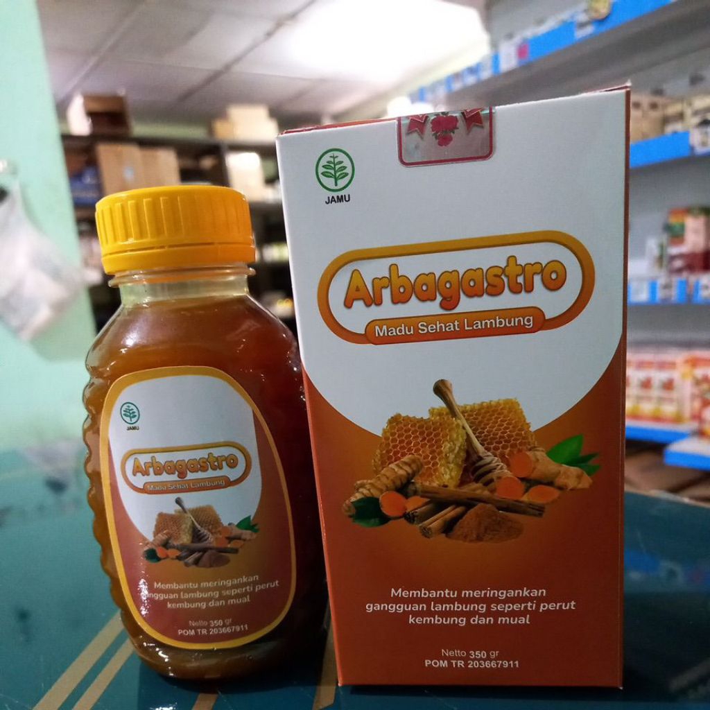MADU spesial lambung fit ARBAGASTRO/Madu lambung fit arbagastro350gr