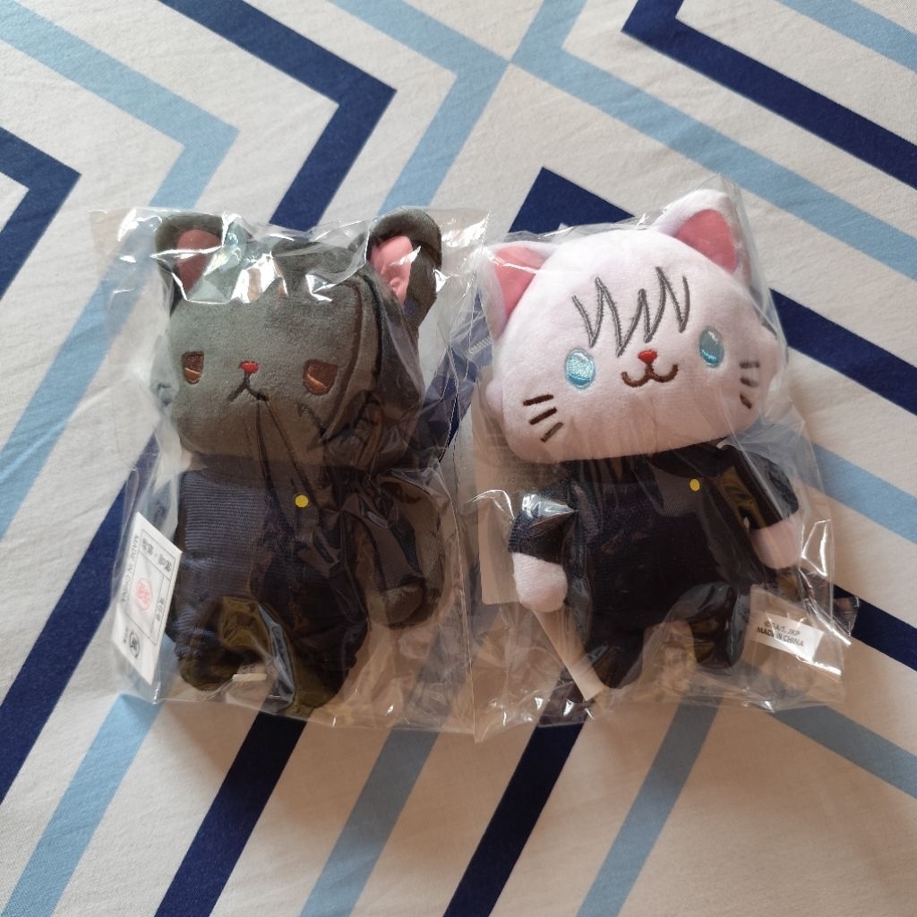 [OFFICIAL] withCAT Plush Key Chain with Eye Mask Jujutsu Kaisen Gojo Geto