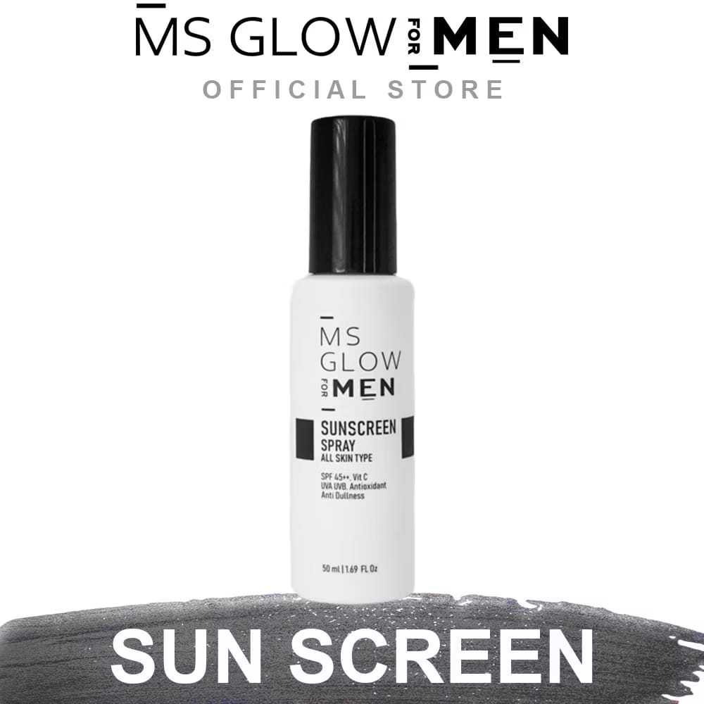 MS GLOW SUN SCREEN SPRAY FOR MEN SUNBLOCK PRIA