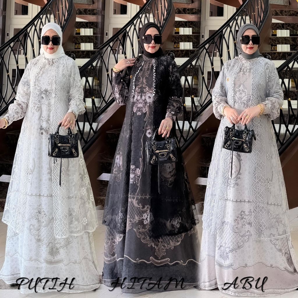 (READY SIAP KIRIM) EL RAYYANI NABIL SET HIJAB ROMPI BY M. NABIL