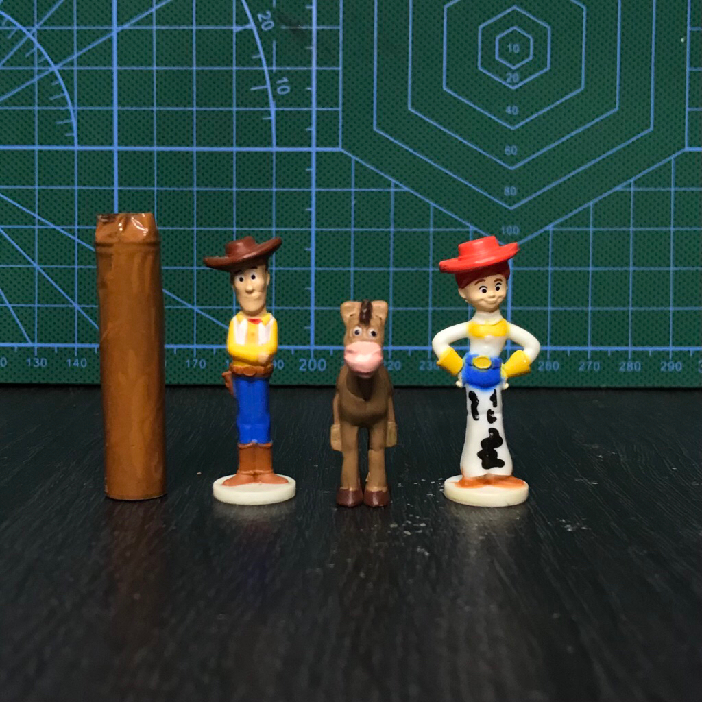 Toy Story 2 Woody Bullseye Jessie The Roundup Gang Mini Figure Set Disney Pixar Rare [PRELOVED]