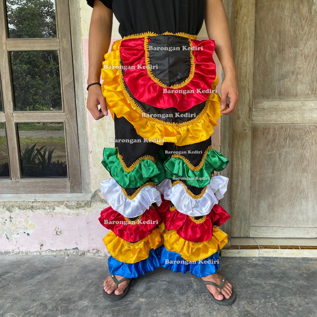 Barongan Kediri Celana Dan Embong Barongan Pentas Dewasa Pelangi 5 Shap