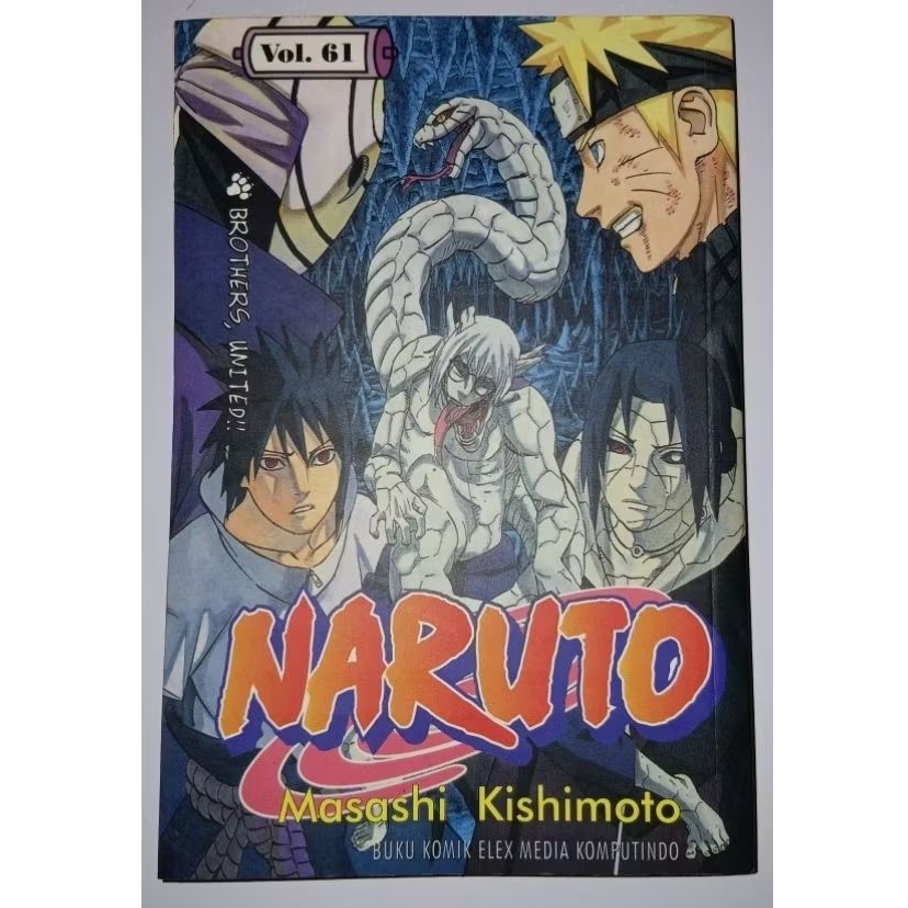 Komik naruto shipuden vol. 61, vol. 64, vol. 65, vol. 66, boruto vol. 2, sasuke uchiha's vol. 2, rah