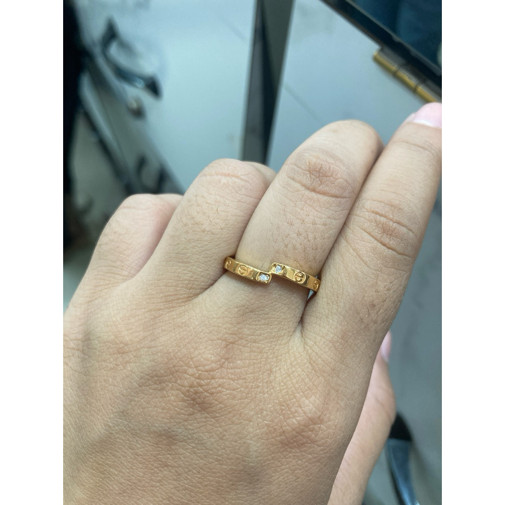 Cincin Emas Spiral Cormata Yellowgold Md
