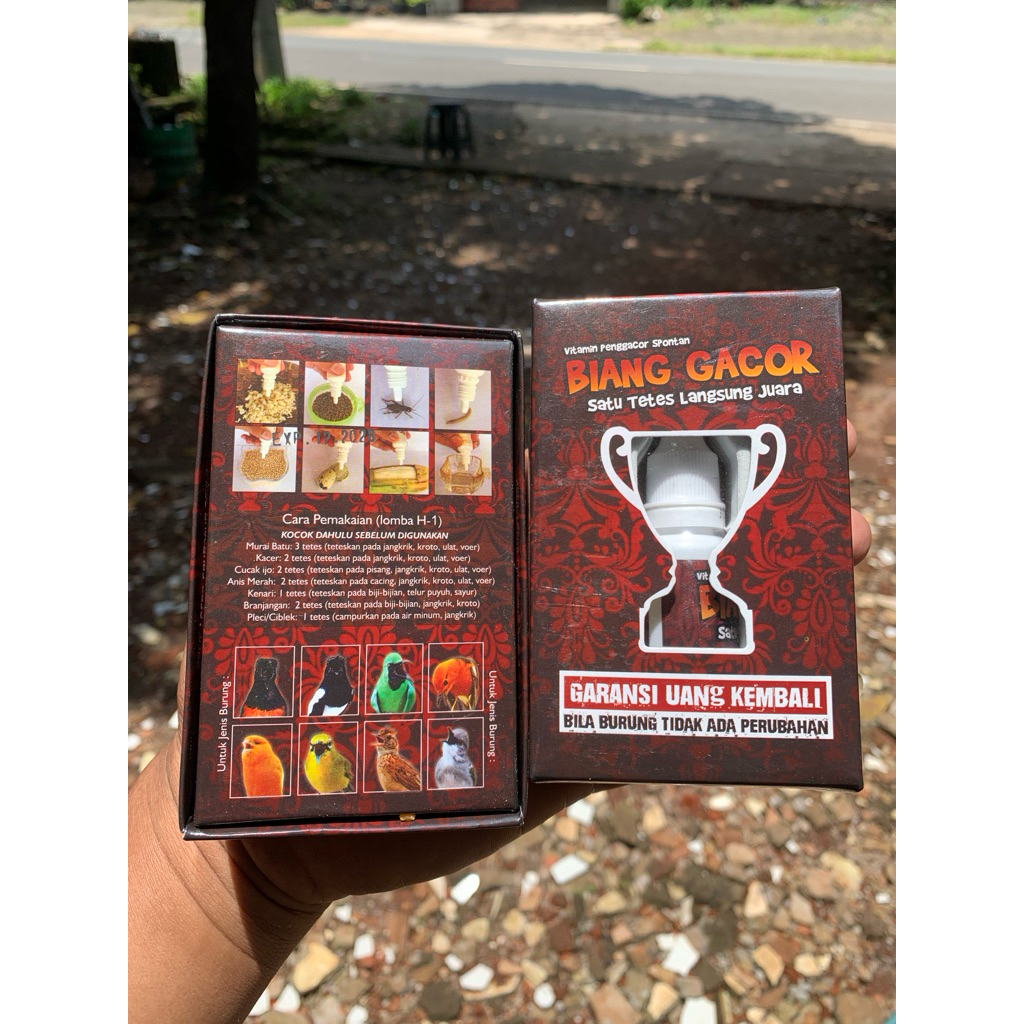 biang gacor / BG satu tetes langsung juara , vitamin penggacor spontan