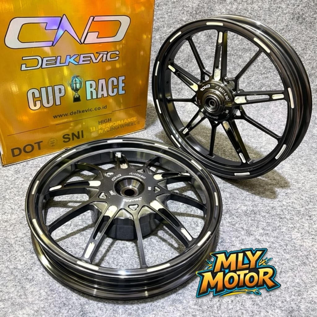 VELG DND DELKEVIC X SPEED  215x14& 185x14 VARIO 160Cbs BEAT SNOOPY STYLO CBS MIO SPORTY MIO M3 CNC P
