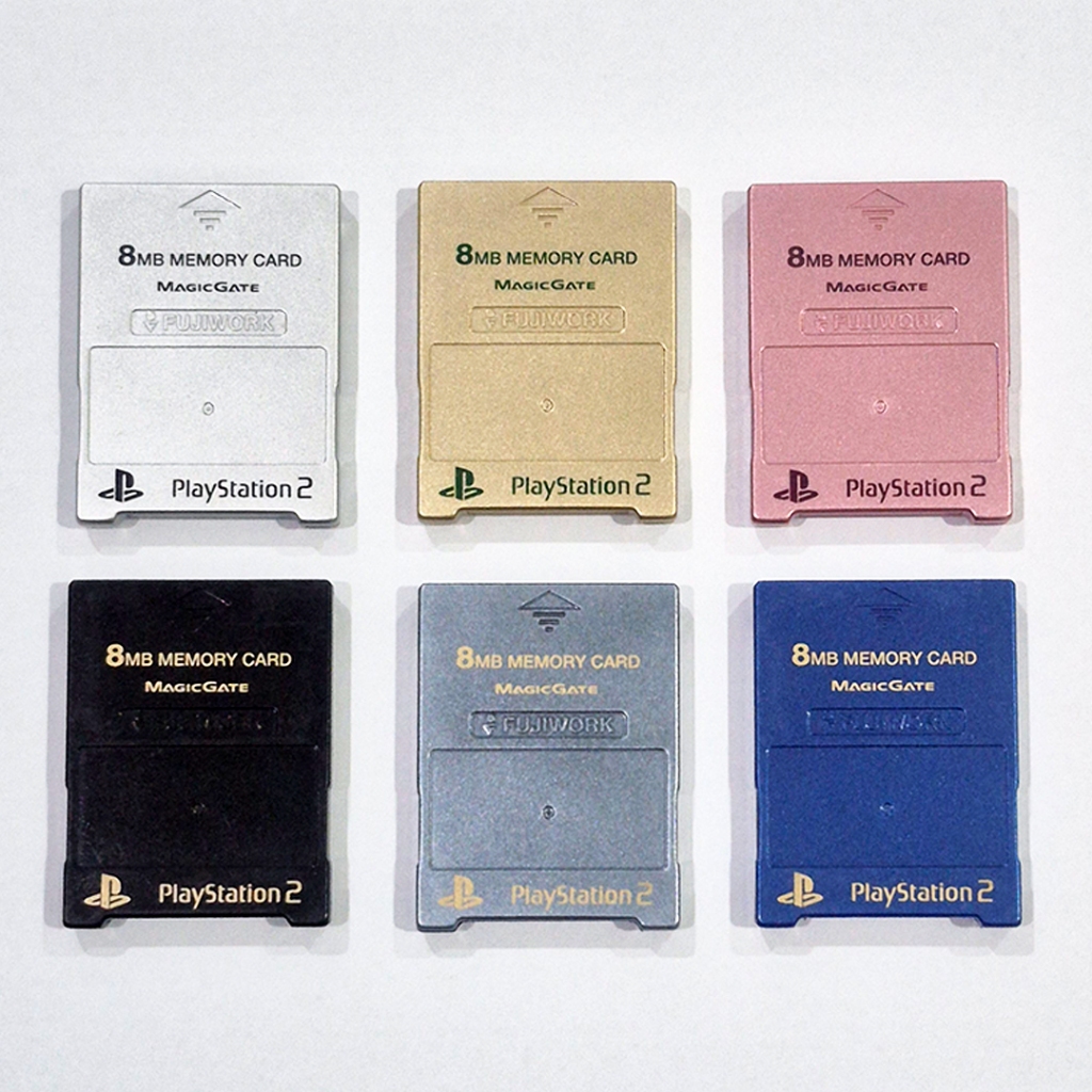 RARE Memorycard PS2 Fujiwork Original Japan Memory Card Magic Gate 8mb Playstation 2