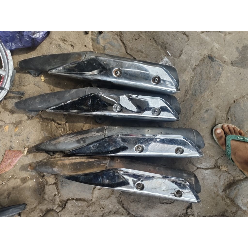 silincer knalpot belakang revo fi bahan di pnp grand